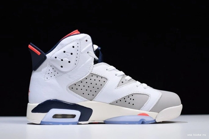 Cheap Grey-Sail Air Infrared Tinker 6 White Jordan Retro 23-Neutral 384664-104 0709